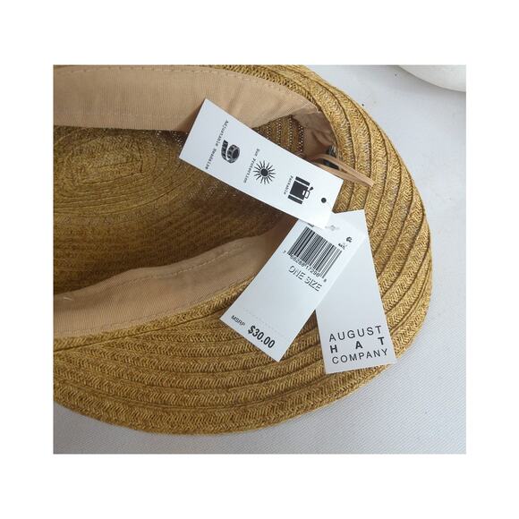 August Hat Company Packable Adjustable Sun Protection Hat One Size New - Picture 2 of 8